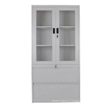 Armoire en acier / porte en verre Armoire en plastique / armoire de stockage